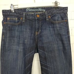 Gap Premium Skinny Dark Wash Jeans/Sz 10 long